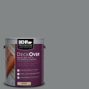 BEHR Premium DeckOver 1 gal. #PFC 63 Slate Gray Wood and Concrete Paint 500001