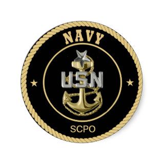 U.S. Navy Senior Chief Rope Sticker