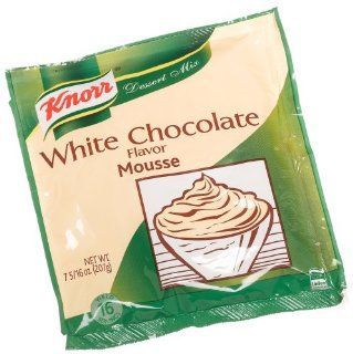 Knorr White Chocolate Mousse Mix, 7.313 Ounce Pouches (Pack of 5)  Pudding Mixes  Grocery & Gourmet Food