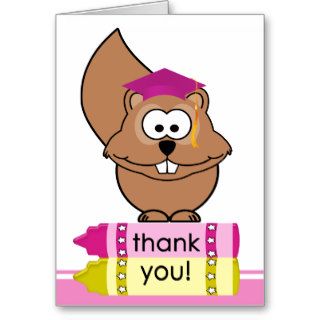 Child's Graduation Thank You Note Cards