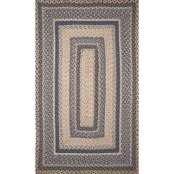 Ombre Denim Wool Rug (2' x 3') Accent Rugs