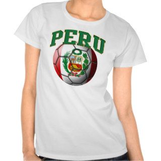Peru Soccer Ball T Shirt
