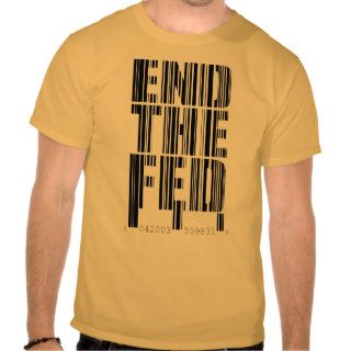 End The Fed Bar Code Design Shirt