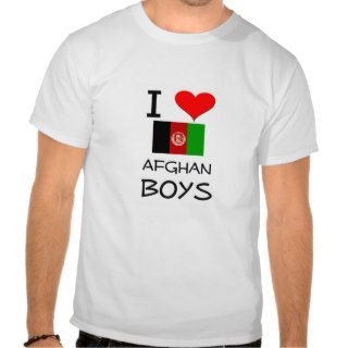 I Love Afghan Boys Tee Shirt