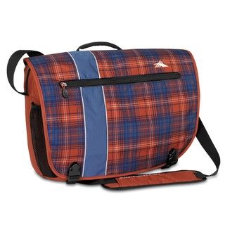 High Sierra Rufus Messenger Flannel Plaid Laptop Messenger Bag High Sierra Fabric Messenger Bags