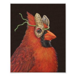 Charlie the cardinal poster