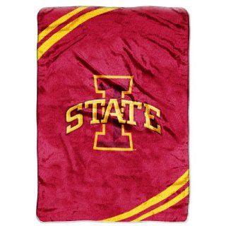 NCAA Iowa State Cyclones Force Royal Plush Raschel Throw Blanket, 60x80 Inch  Sports Fan Throw Blankets  Sports & Outdoors