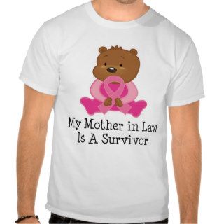 Breast Cancer Survivor Mother in Law Shirts