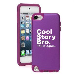 Apple iPod Touch 5th Generation Purple BP42 Aluminum & Silicone Hard Case Cover Cool Story Bro Cell Phones & Accessories
