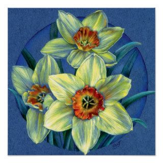 ‘Daffodils – the joys of spring’ fine art poster