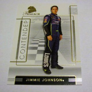 JIMMIE JOHNSON 2008 Press Pass Premium "Contender" Nascar Card #29 