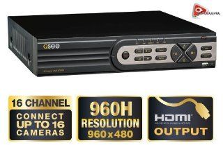 Q see Premium 16 Channel with Real Time 960H and D1 Resolution DVR with 2TB HDD QT5616  Surveillance Recorders  Camera & Photo