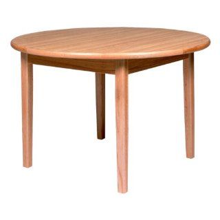 Wood Edge Band Round Library Table (48" Diameter)   End Tables