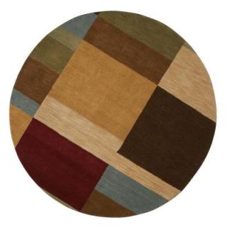Home Decorators Collection Omega Multi 5 ft. 9 in. Round Area Rug 0467850910