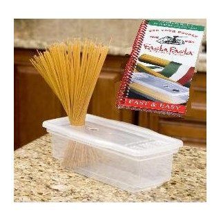 Fasta Pasta Microwave Cooker with Spiral Bound F.P. Cookbook Kitchen & Dining