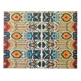 Ethnic Tribal Bohemian Handwoven Ikat Textile Asia Note Pad