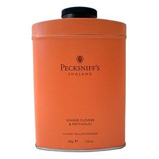 Pecksniffs Ginger Flower & Patchouli Luxury Talcum Powder 7.05 Oz. From England Health & Personal Care