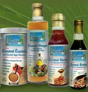 Coconut Secret 4 pack (Nectar, Aminos, Vinegar & Crystals) 
