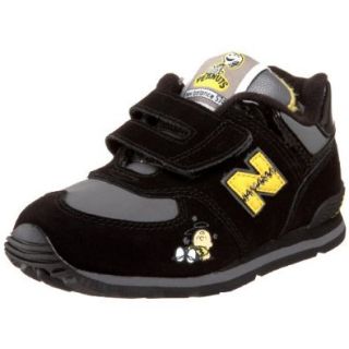 New Balance Infant/Toddler KV574 Sneaker, Black, 7 M US Toddler Shoes