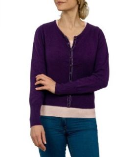 Wool Overs Women's Cashmere & Merino Trimmed Girly Cardigan Cardigan Sweaters