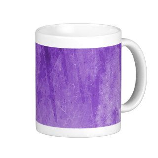 Melting Purple Watercolor Effect Coffee Mugs