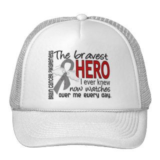 Bravest Hero I Ever Knew Brain Cancer Hat