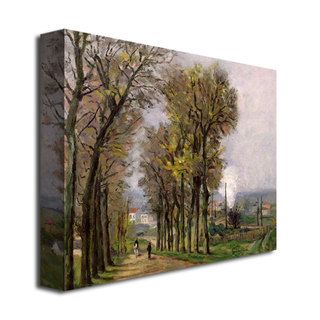 Jean Baptiste Guillaumin 'Landscape in France' Canvas Art Trademark Fine Art Canvas