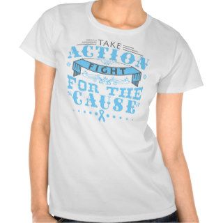 Lymphedema Take Action Fight For The Cause Tee Shirts