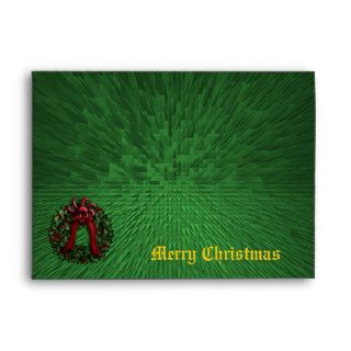 Red and Green Christmas Envelope