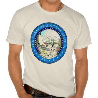NEVADA STATE SEAL T SHIRTS