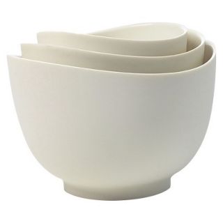 ISI 3 Piece Mixing Bowl Set   White