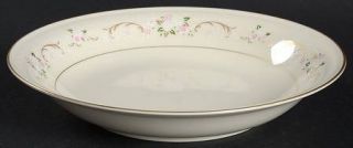 Mikasa Rose Bay Coupe Soup Bowl, Fine China Dinnerware   Pink, White Flowers, Go