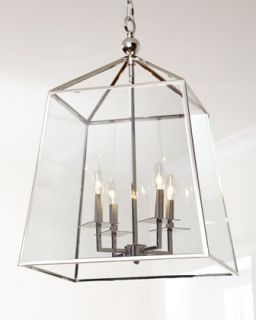 Square Glass Chandelier