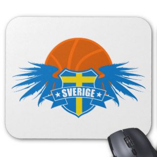 Basketball Sweden  Sverige  Sweden Mousepads