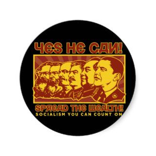 Yes He Can Comrade Obama Spoof Stickers
