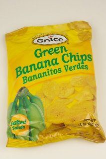 Grace Green Banana Chips, 3oz  Grocery & Gourmet Food