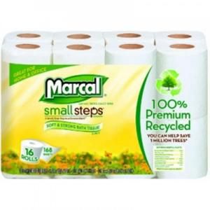 Marcal 2 Ply Recycled Bath Tissue (96 Rolls) MAC 16466