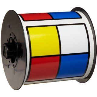 Brady B30 161 595 NFPA 100' Length x 4" Width, B 595 Indoor/Outdoor Vinyl, White BBP31 Pre Printed Right To Know Chemical Labels Tape, 240 par Roll