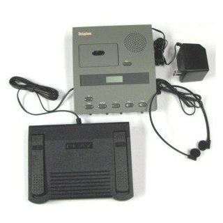Dictaphone 3740 Microcassette Transcriber w/Foot Control Headset Power Supply  Microcassette Recorders   Players & Accessories