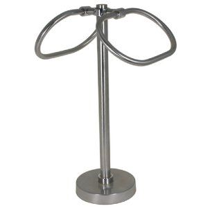 Allied Brass TB 20 BBR Brushed Bronze Universal Two Ring Oval Guest Towel Holder