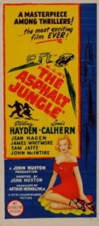 The Asphalt Jungle 1953 Original Movie Poster Marilyn Monroe Crime/Gangster James Whitmore, Louis Calhern, Marilyn Monroe, Sam Jaffe, Sterling Hayden Entertainment Collectibles