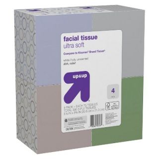 up & up Ultra Soft Facial Tissues   75 Count (4 Pack)