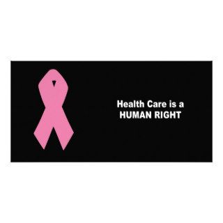 Health Care is a human right Photo Card Template