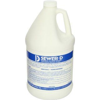 Big D 597 1 Gallon Natural Sewer D Deodorant for Water Treatment and Sewage Disposal Plants (Case of 4) Liquid Air Fresheners