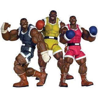 Street Fighter Series 3 Balrog Variant Action Figure Set of 3 Toys & Games