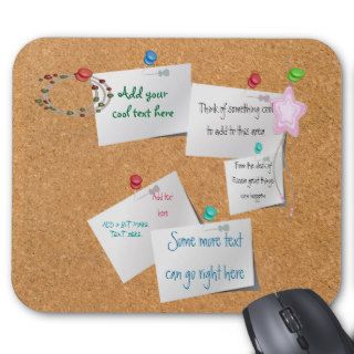 Cork Board Mousepads