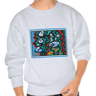 Abstract Art Fish (G) Sweatshirt