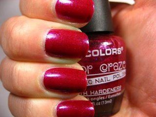 LA Colors, Color craze Nail polish, BCC578 Hot Blooded, 0.44 Fl Oz Health & Personal Care