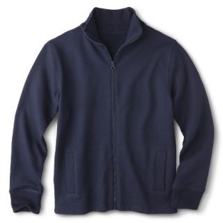 Cherokee Boys School Uniform Fleece Zipper Sweater   Xavier Navy XL