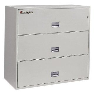 SentrySafe 3L3610 LG 36 in. 3 Drawer Insulated Lateral File   Light Gray   Free Standing Cabinets